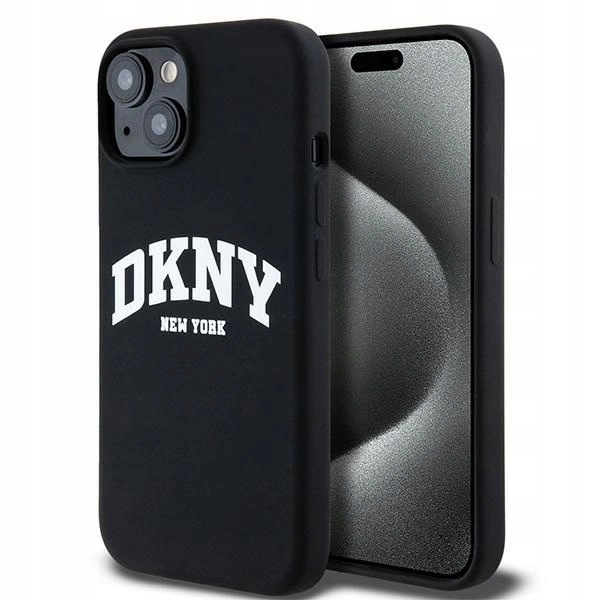 Dkny Pouzdro Pro Iphone 15 14 13 6.1 Pro Magsafe Liquid Silicone S Bílým Logem
