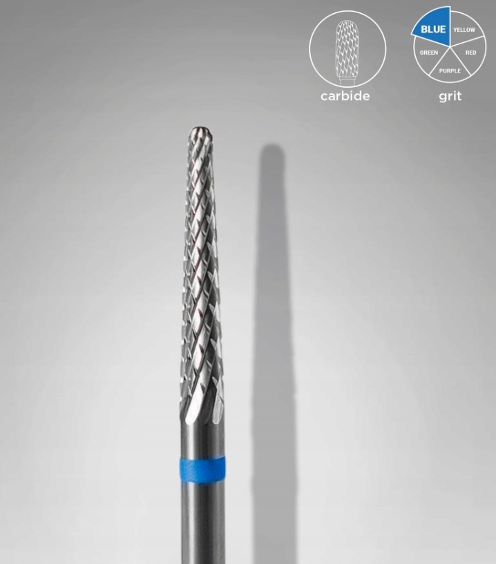 Staleks Fréza ze slinutého karbidu, kužel modrý 2,3 mm 14 mm 1 ks