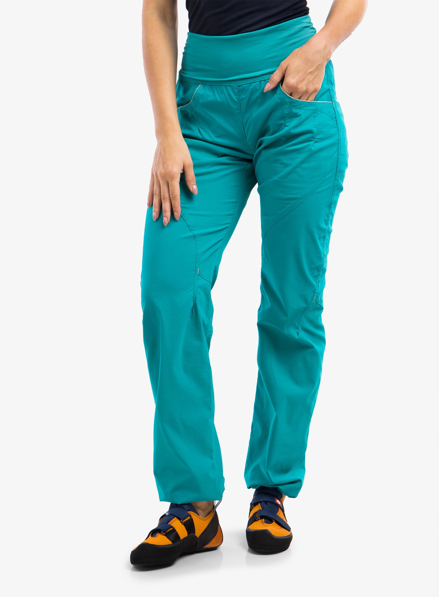 Spodnie wspinaczkowe damskie Ocun Noya Pants - blue deep peacock XL