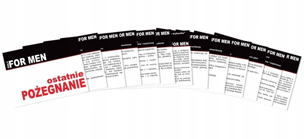 IMPREZOWA GRA 12 ZADAŃ NA WIECZÓR KAWALERSKI Nazwa Ostatnie pożegnanie