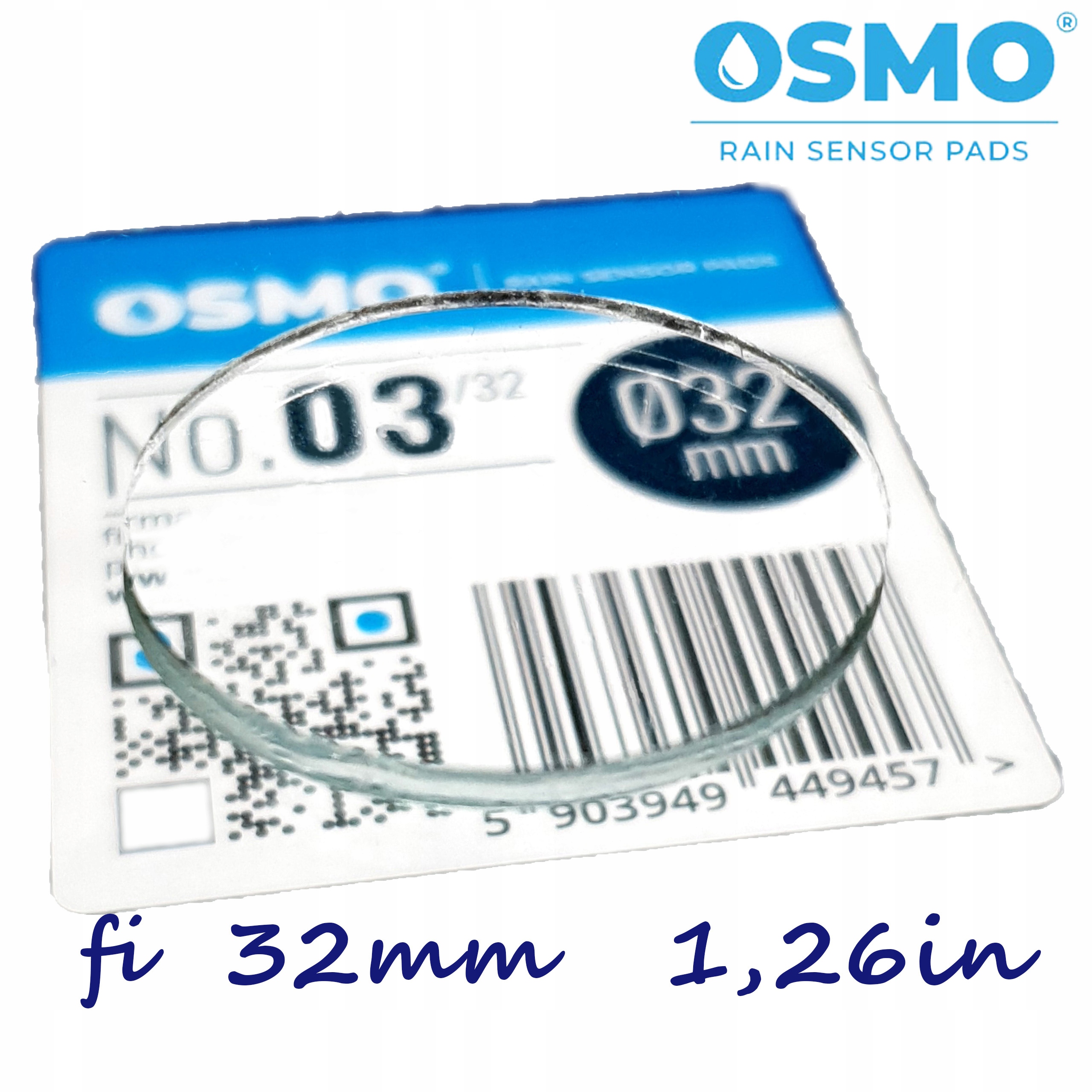 5x PODKŁADKA PŁYTKA CZUJNIKA SENSORA DESZCZU 32mm Numer katalogowy części no.3/32