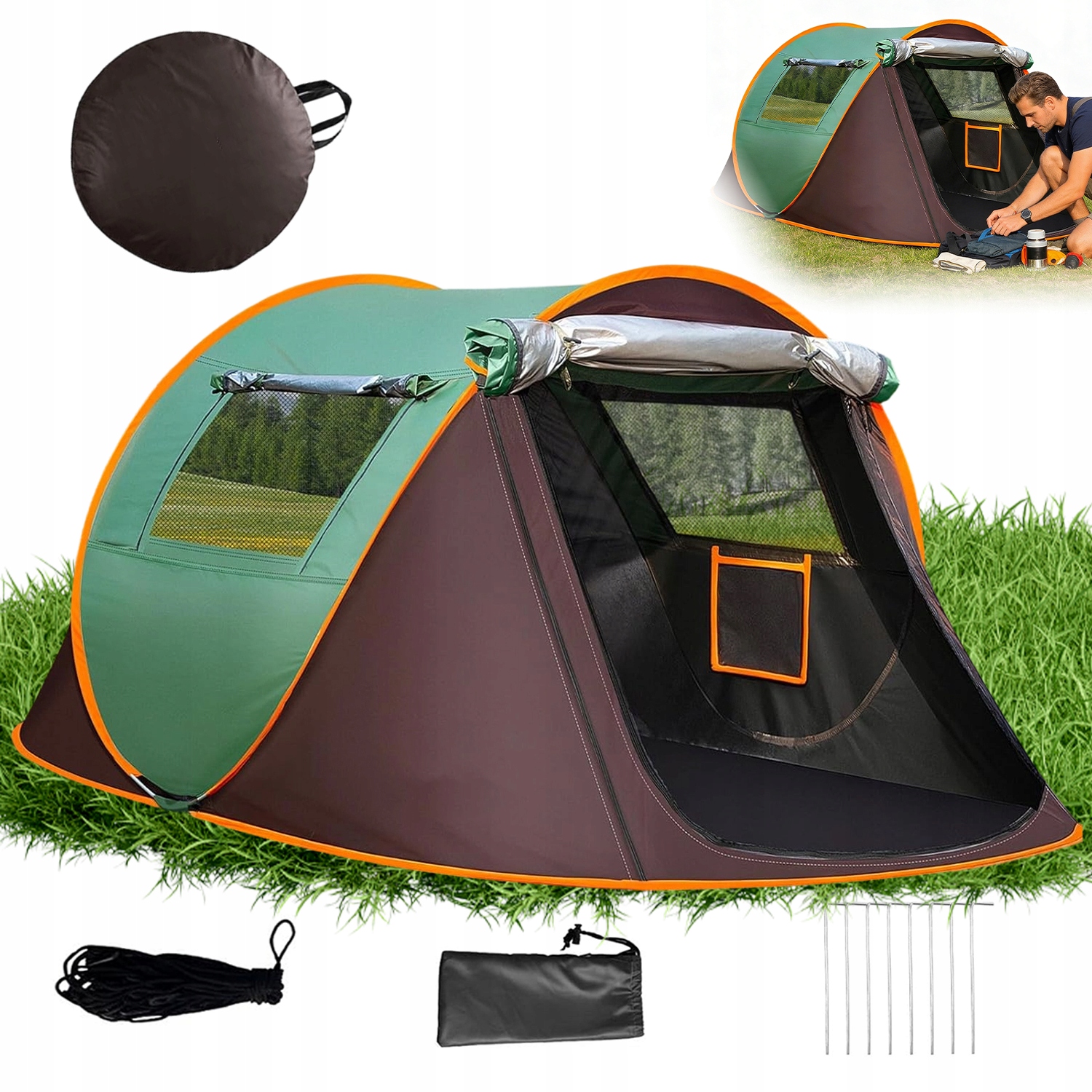 Stan 2OS Rychlé Rozkládání Plážový Turistický