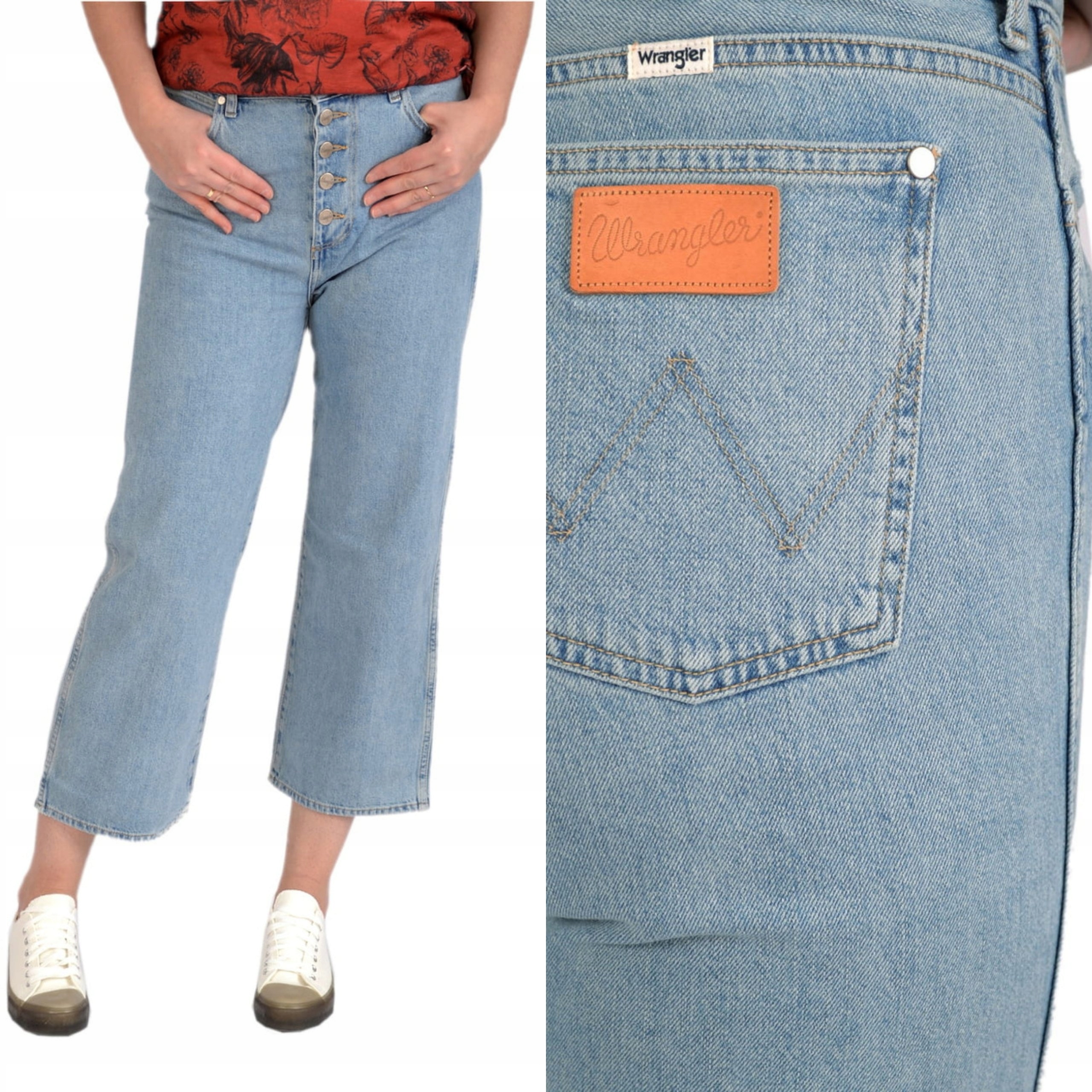 Wrangler kalhoty Retro Crop Boyfriend W28 L32
