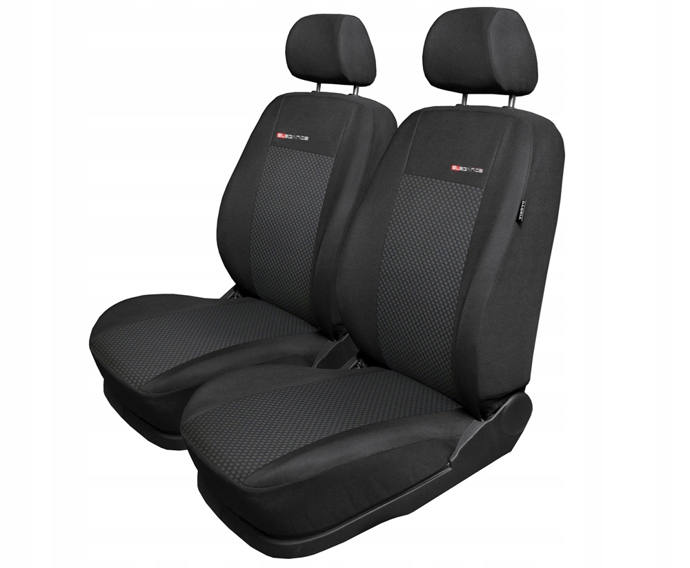 Poťahy na sedadlá predné 1+1 šité na mieru pre Dacia Dokker Van 2012-2017