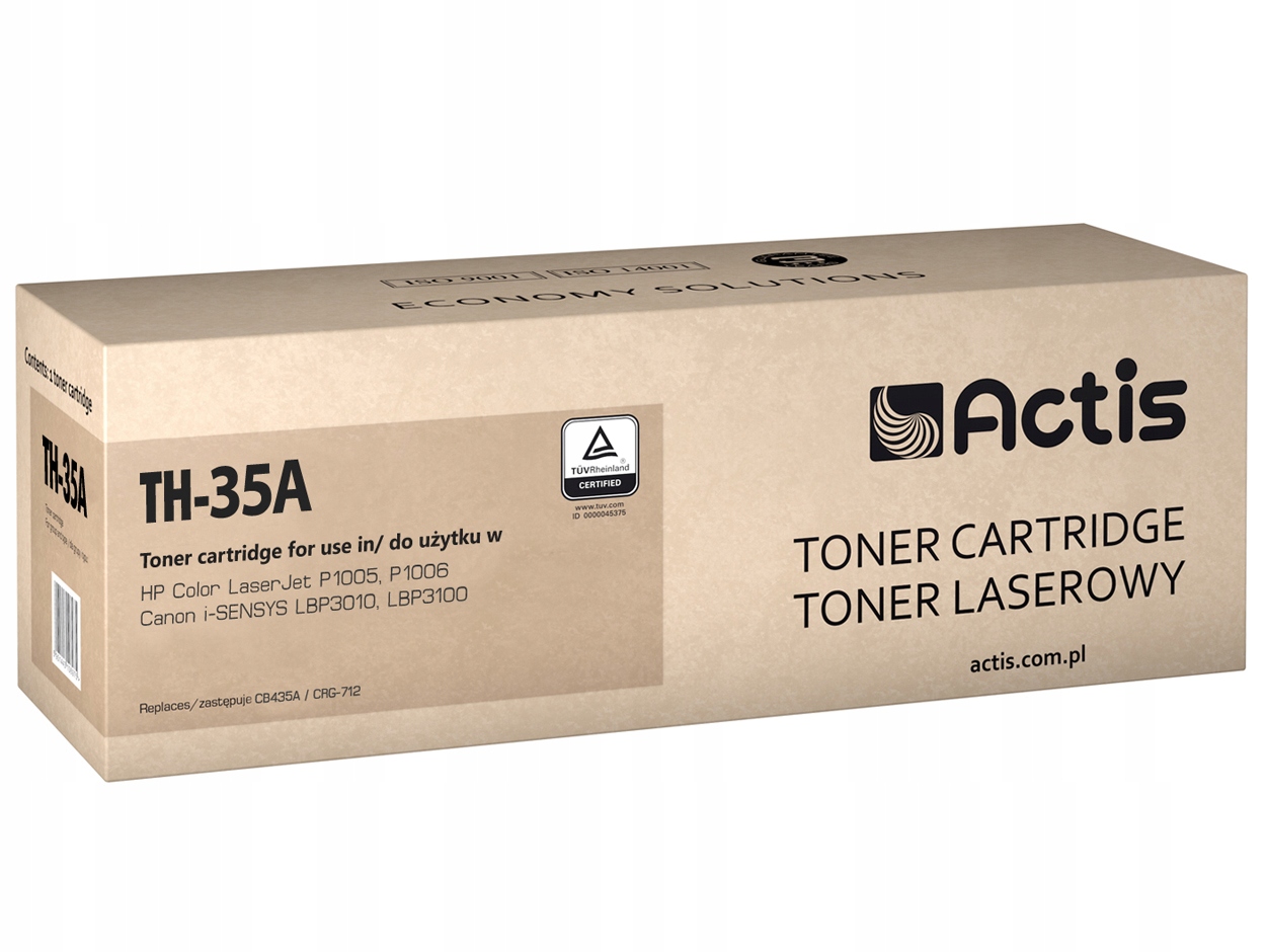 

Toner Do Hp Actis TH-35A 35A CB435A Czarny Nowy XL