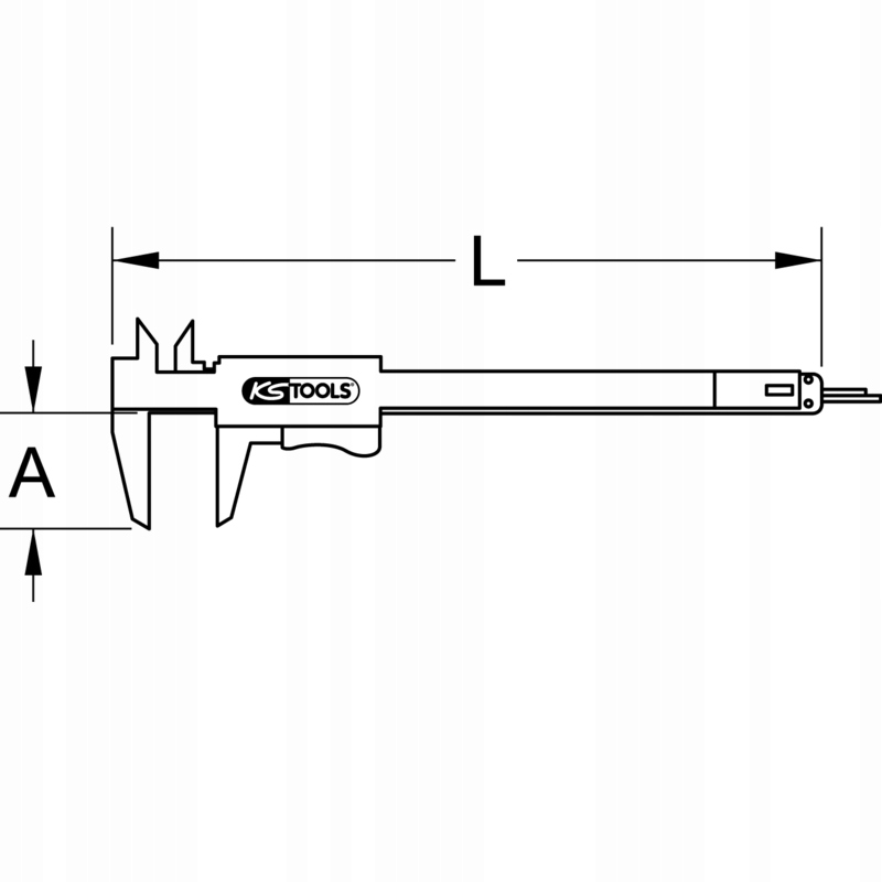 Suwmiarka kieszonkowa długość = 235 mm Stan opakowania oryginalne