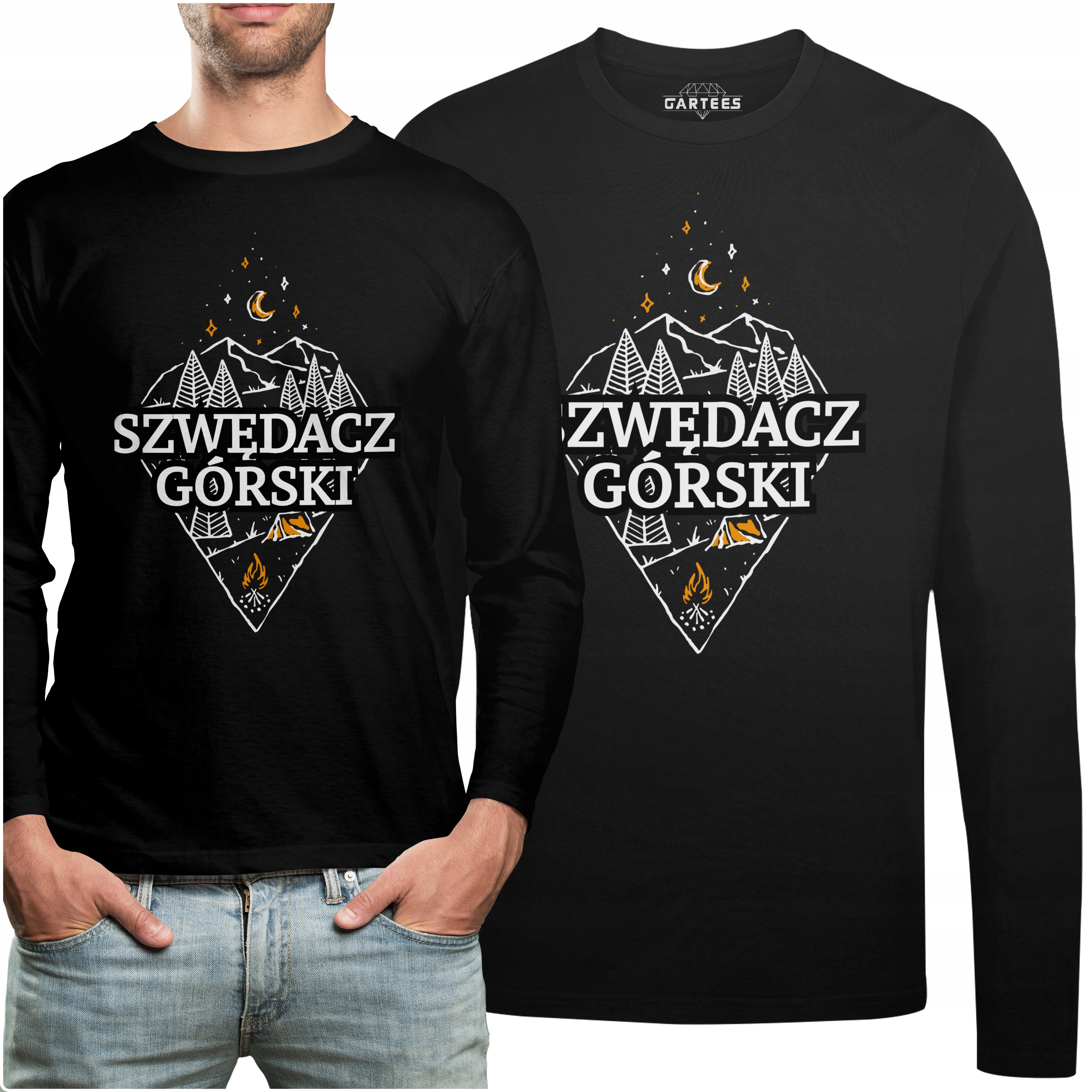 

Koszulka Long Na Prezent Napis Szwędacz Górski