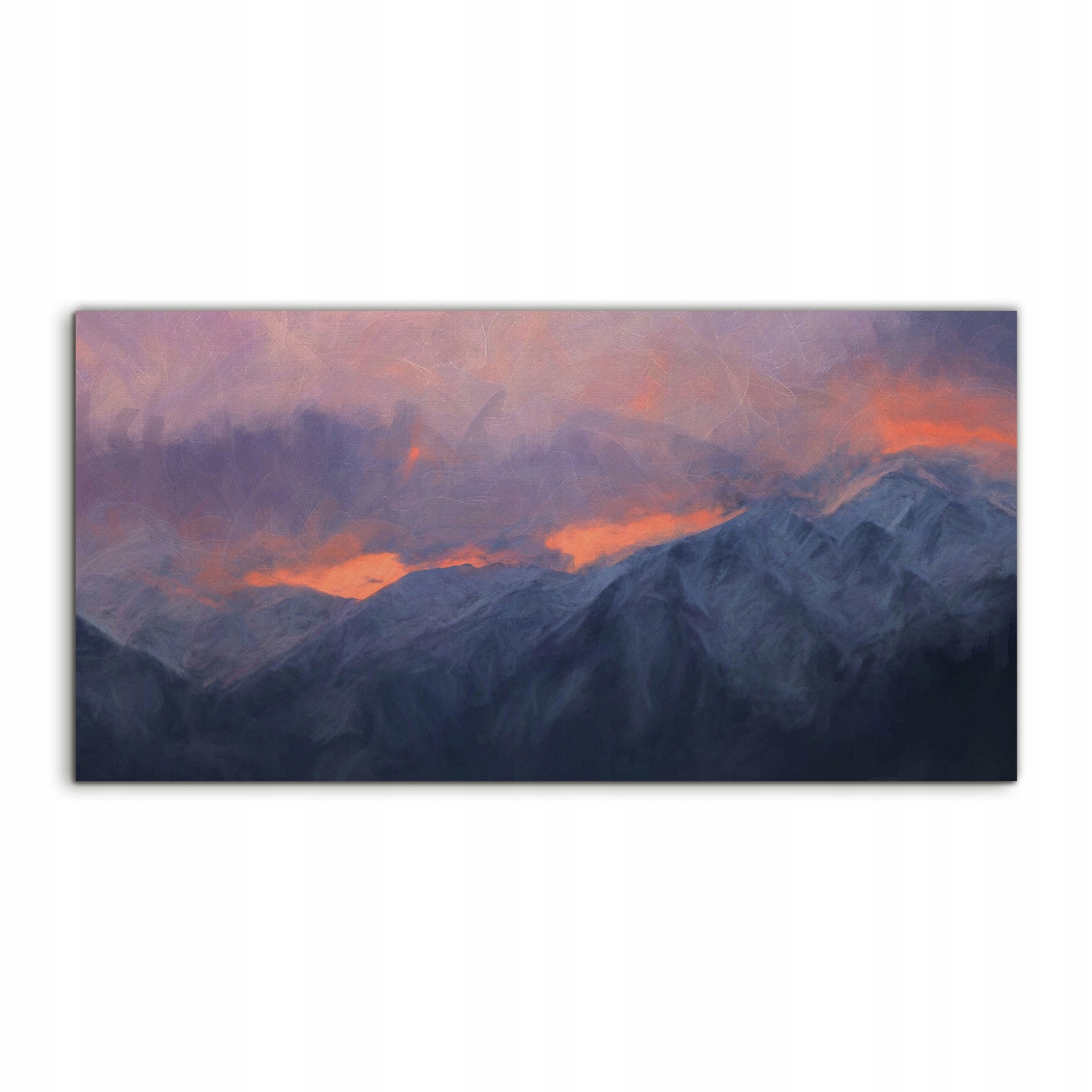 Akrylový obraz 120x60 na stenu Krajina západu slnka