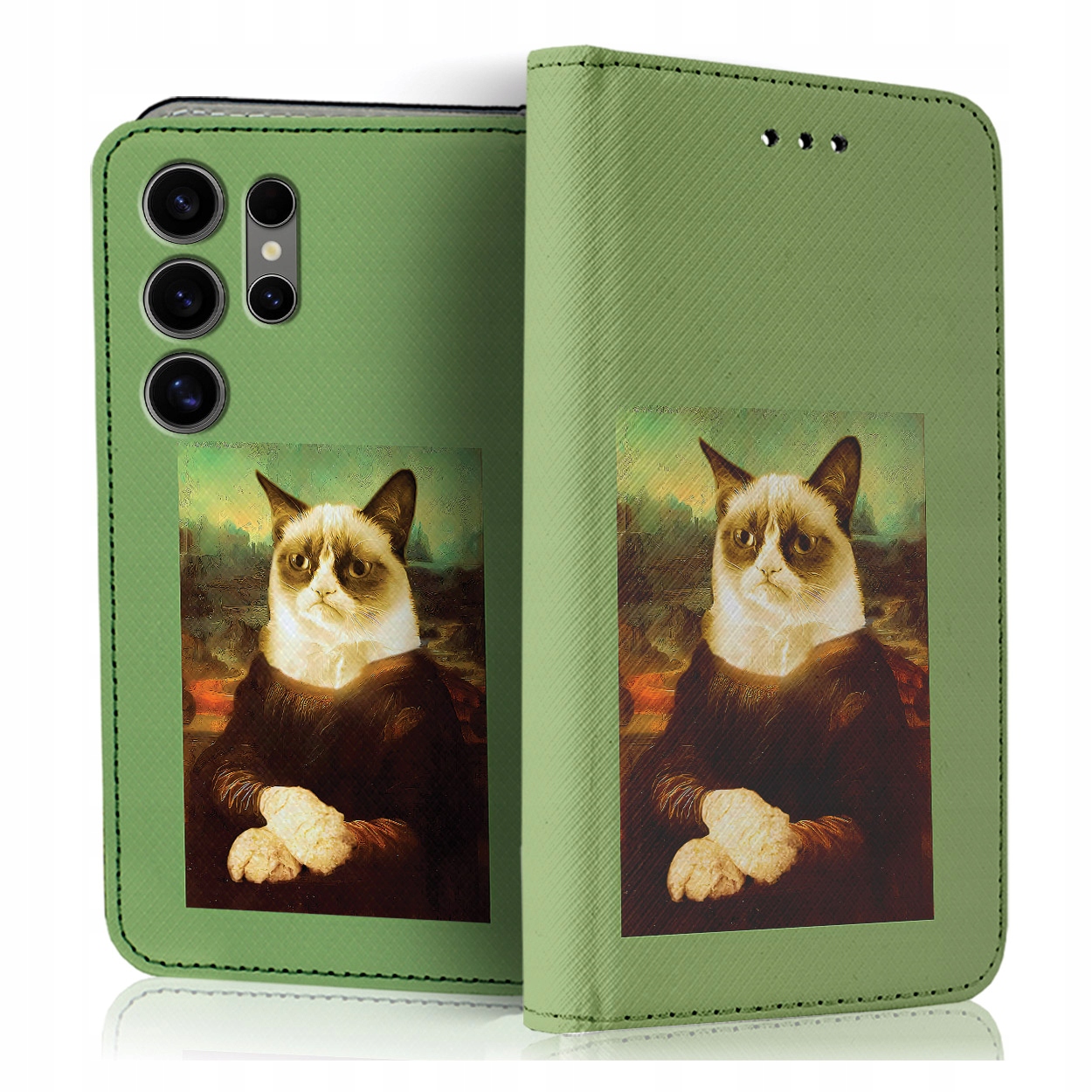 Etui Z Klapką Na Telefon Samsung Galaxy S24 Ultra Case Pokrowiec Szkiełko