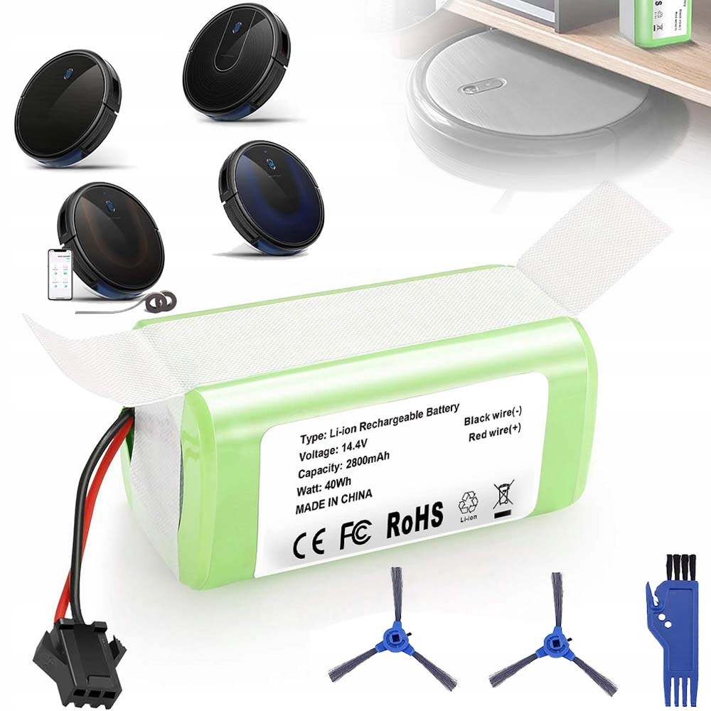 Baterie Akumulátor Pro Eufy Robovac 11/11S/11S/12/15C/15C 14,4V 2800MAH