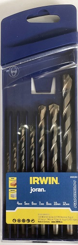 IRWIN WIERTŁA DO BETONU MASONRY ZESTAW (7szt.)