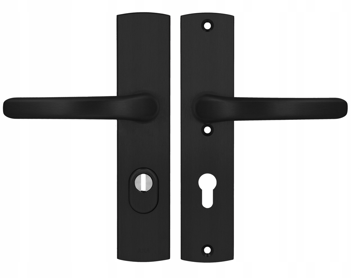 Axa Kľučka Jupiter s poistkou Flex rozteč 92 mm F8 čierna