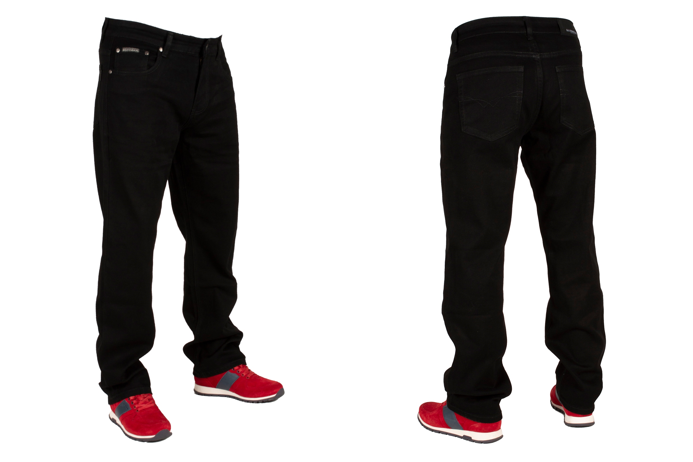 

Spodnie męskie jeans W:33 88 cm L:30 czarne