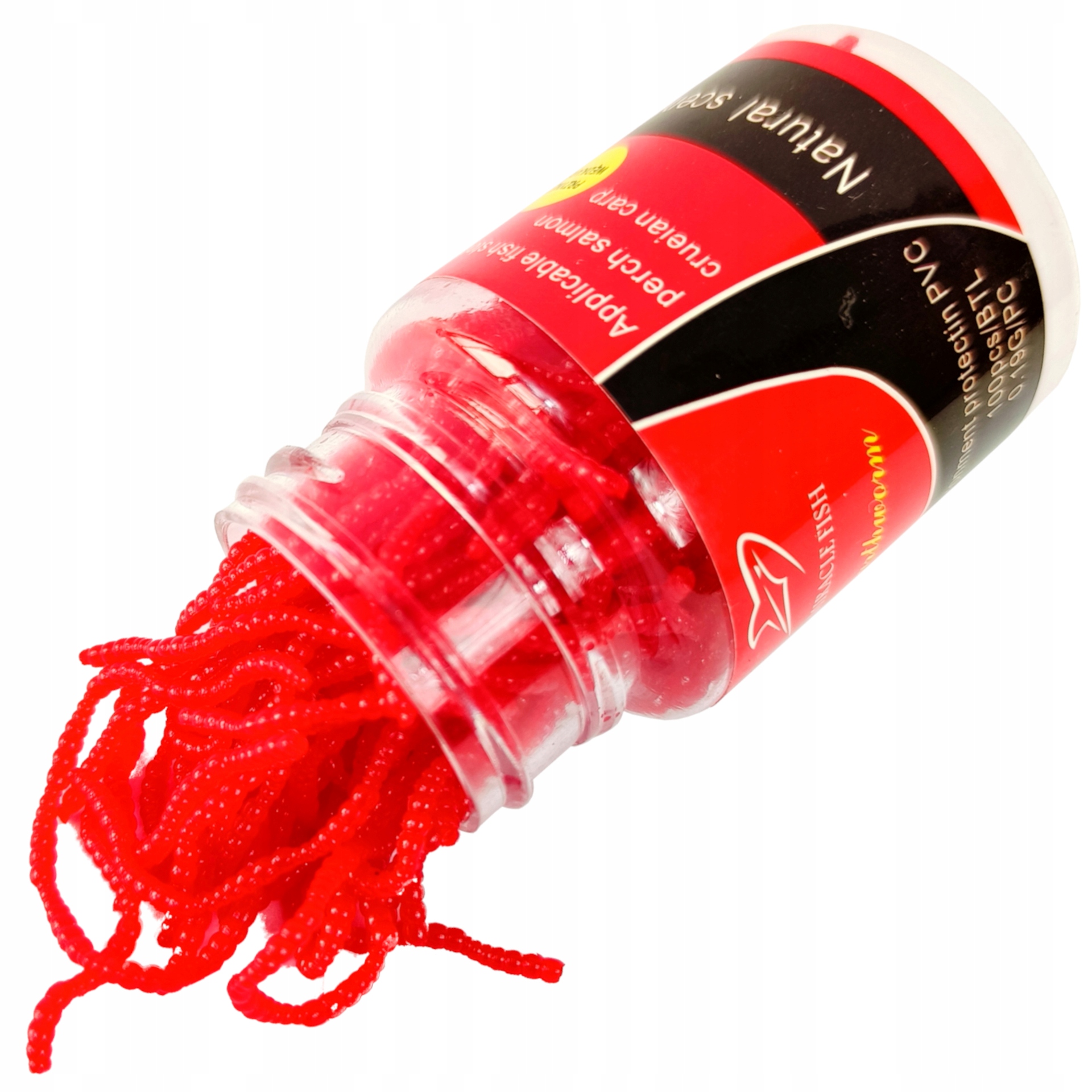 SZTUCZNY ROBAK OCHOTKA PRZYNĘTA AROMATYZOWANA 70mm 100 sztuk
