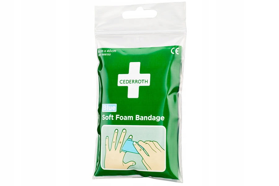 

Bandaż z pianki Cederroth Soft Foam Bandage Blue