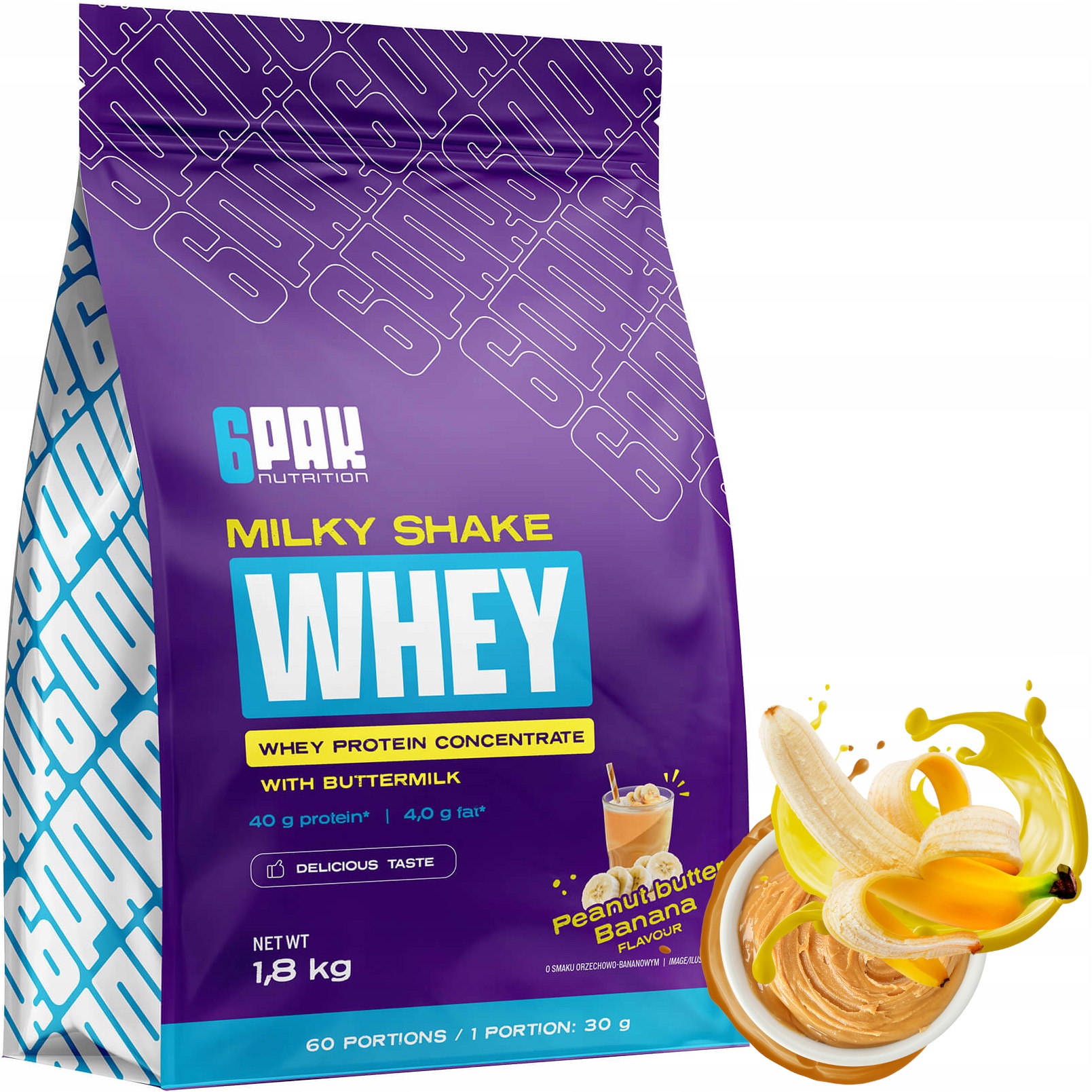 Milky Shake Whey 1800 G Wpc Protein S Podmáslím