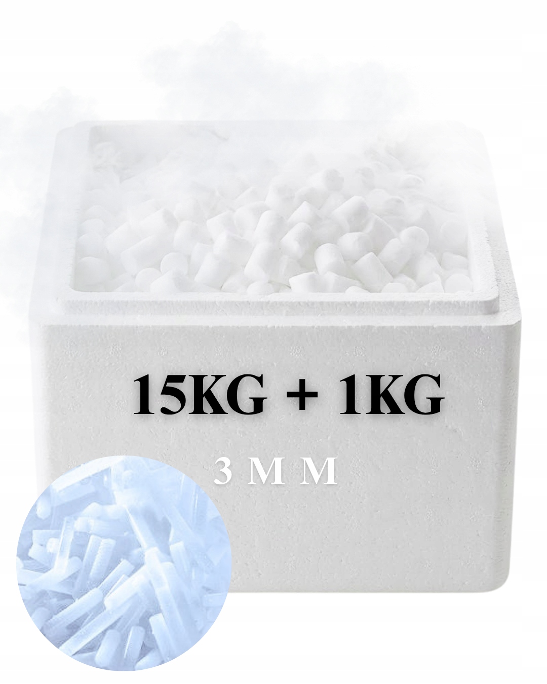 Suchy Lód Do Drinków Tortów Sushi Transport 3 MM 15 Kg Plus Thermobox