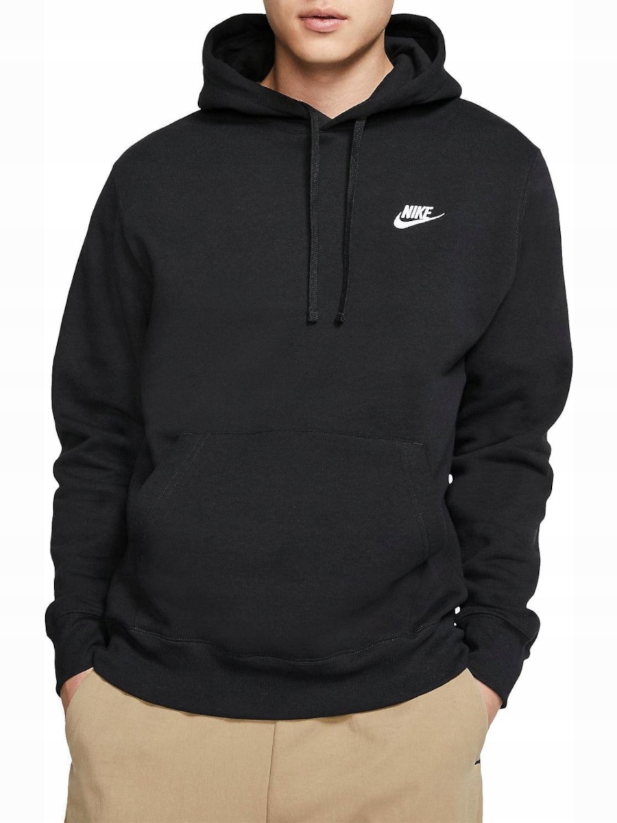 BLUZA męska NIKE SPORTSWEAR z kapturem BV2654-010 czarna XS