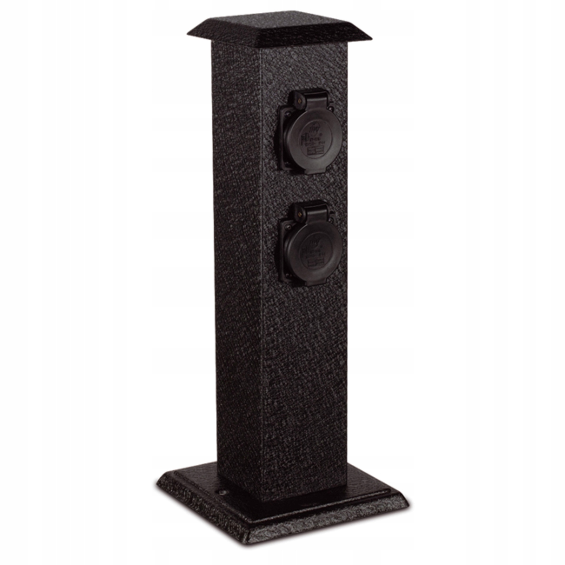 Ecolite Zahradní sloupek 4x zásuvka s krytem, IP44 XSMM-204F