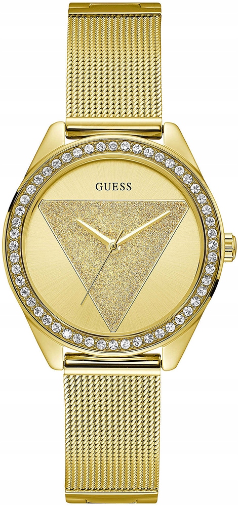 Nowy Złoty Zegarek Guess W1142L2 Grawer w