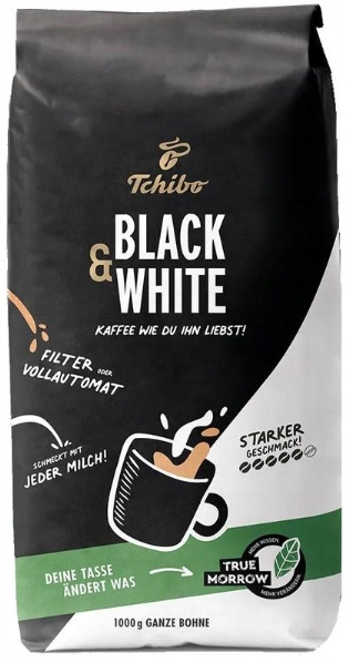 Levně Tchibo Black & White káva 1000 g