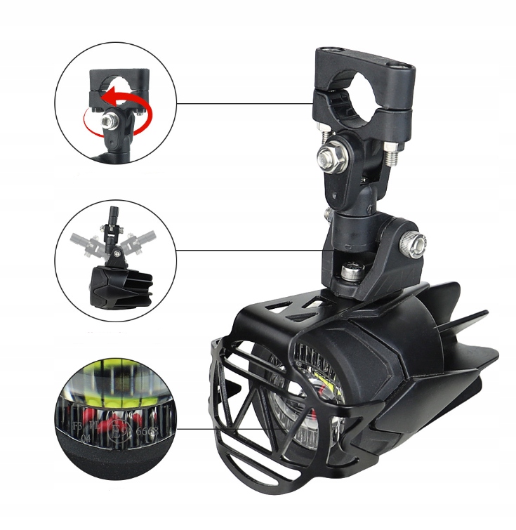 Halogeny led lampy reflektor zestaw do motocykla Producent bez marki