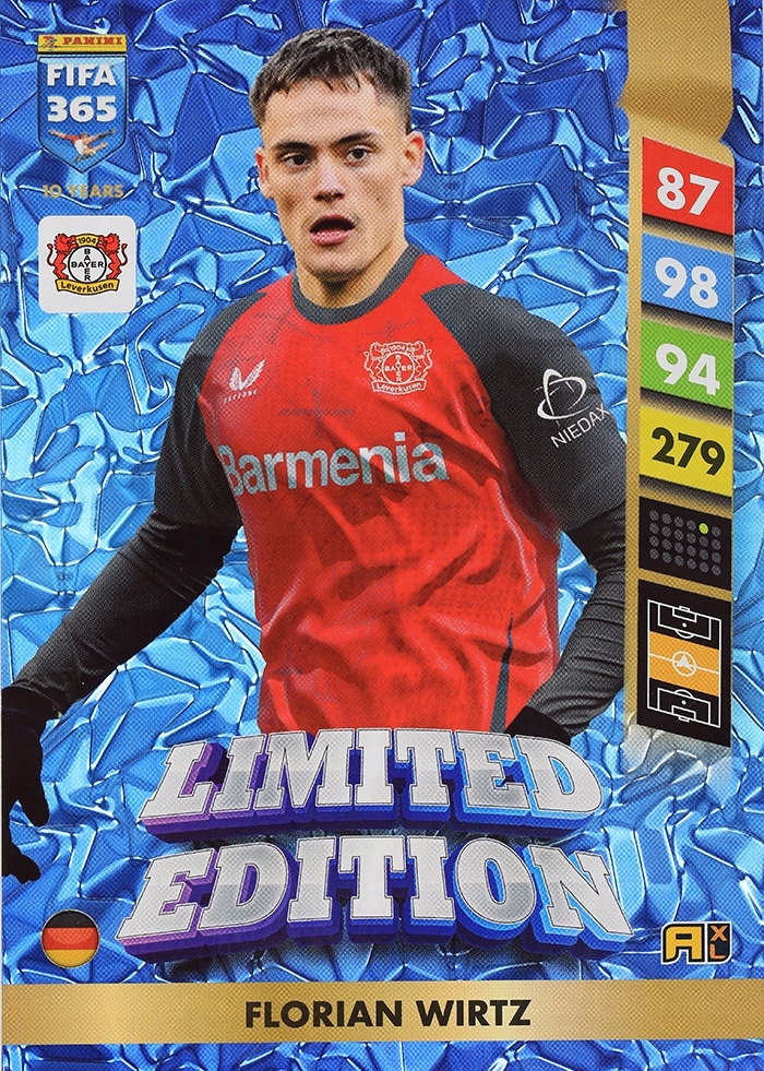 Panini Fifa 365 2025 Karta Limited Florian Wirtz Bayer 04 Leverkusen
