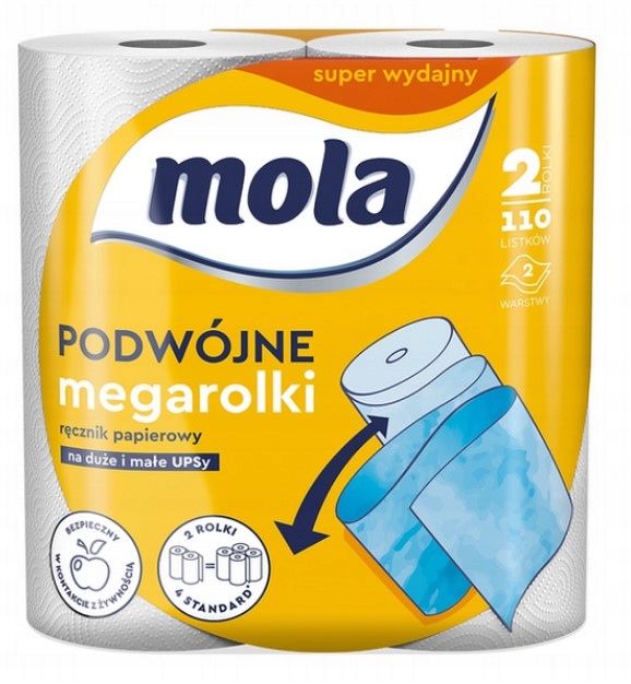 

Ręcznik papierowy kuchenny Mola megarolki 2szt Ups