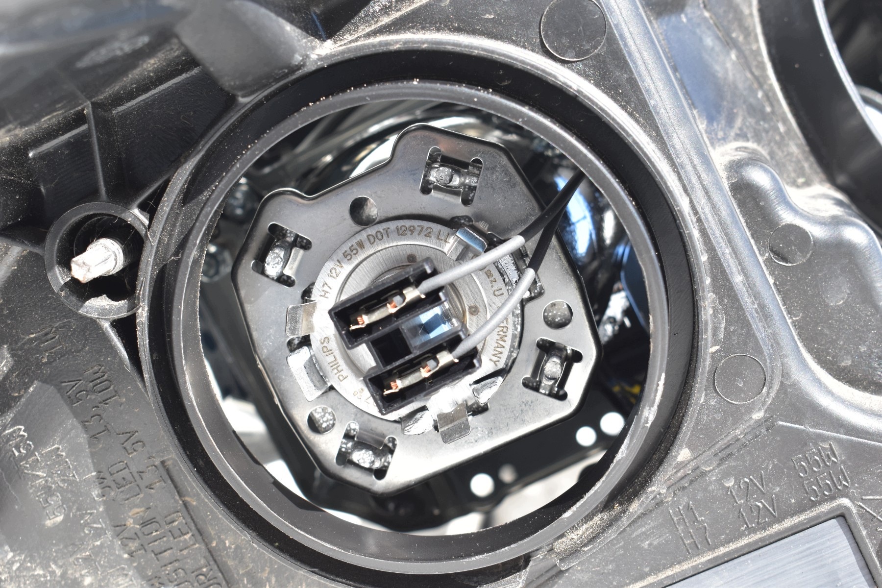 light left front FORD FIESTA MK7 2014r. right hand drive