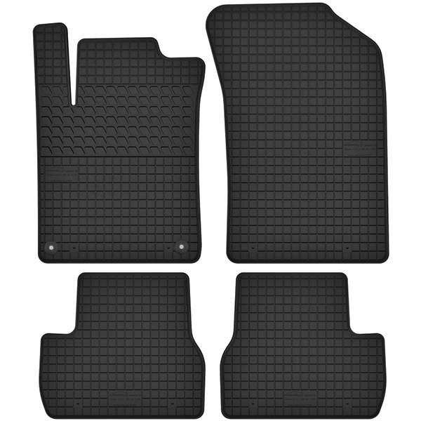 Citroen C3 II 09-16 gumowe dywaniki Moto +stopery