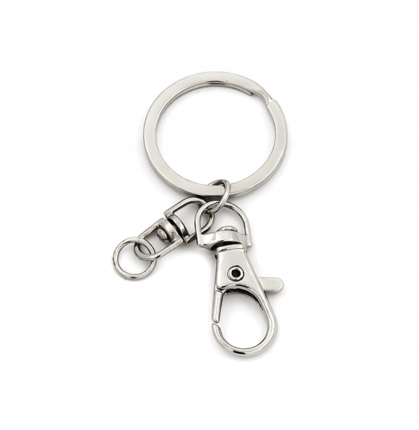 

Kółko Do Kluczy Karabińczyk Łącznik Srebrne