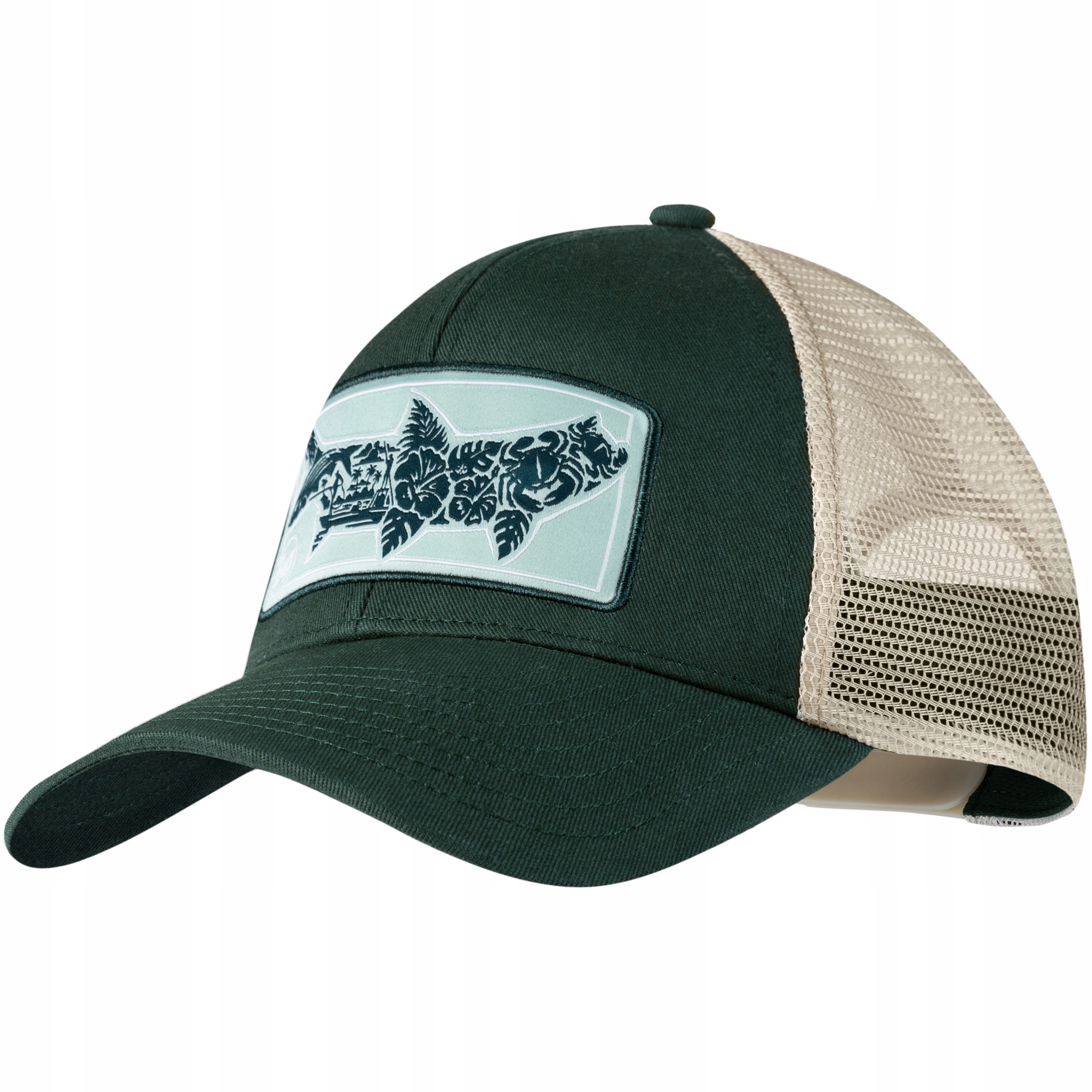 Kšiltovka Buff Explore Trucker Cap Salt Green velikost L/XL