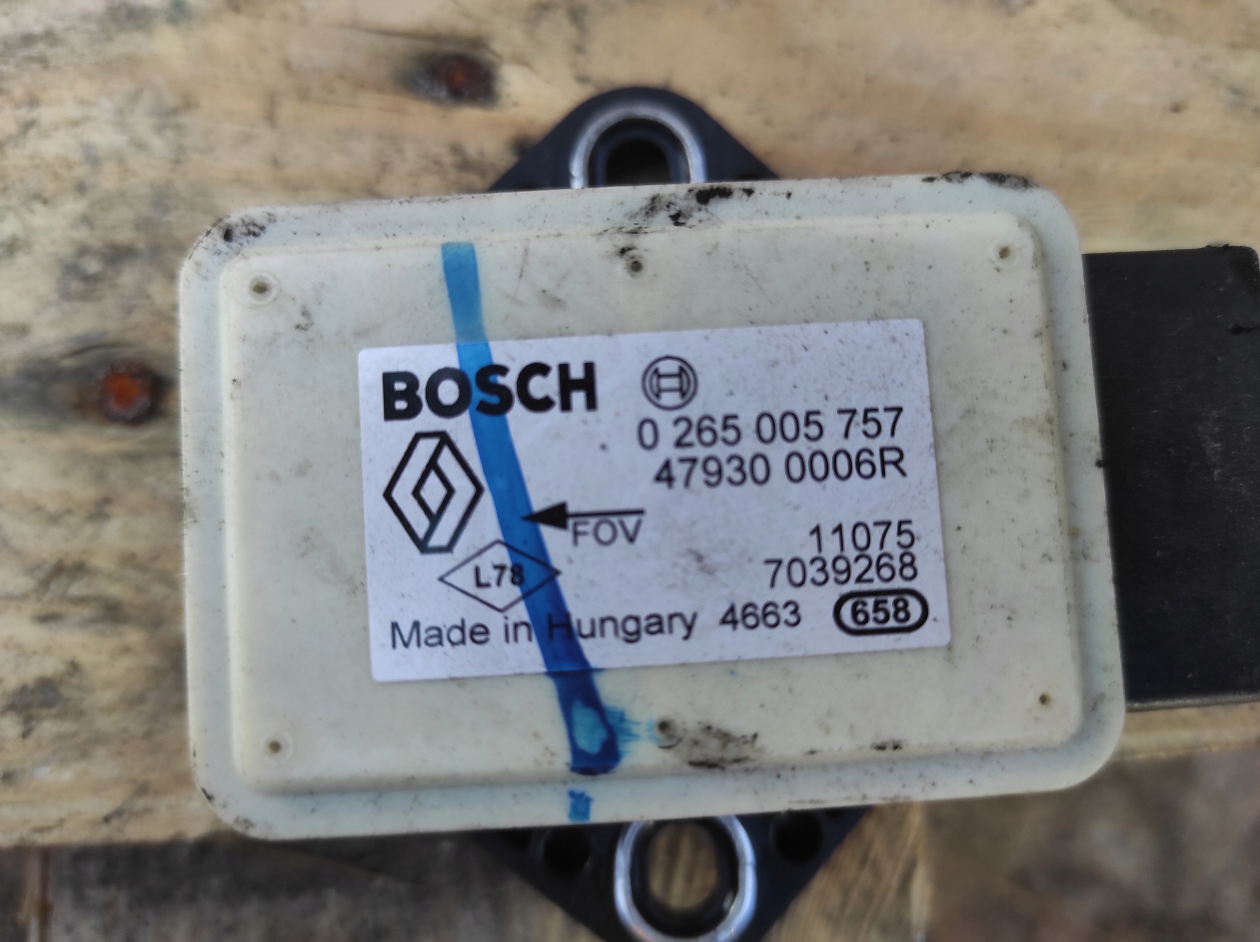 sensor ESP NISSAN RENAULT 0265005757