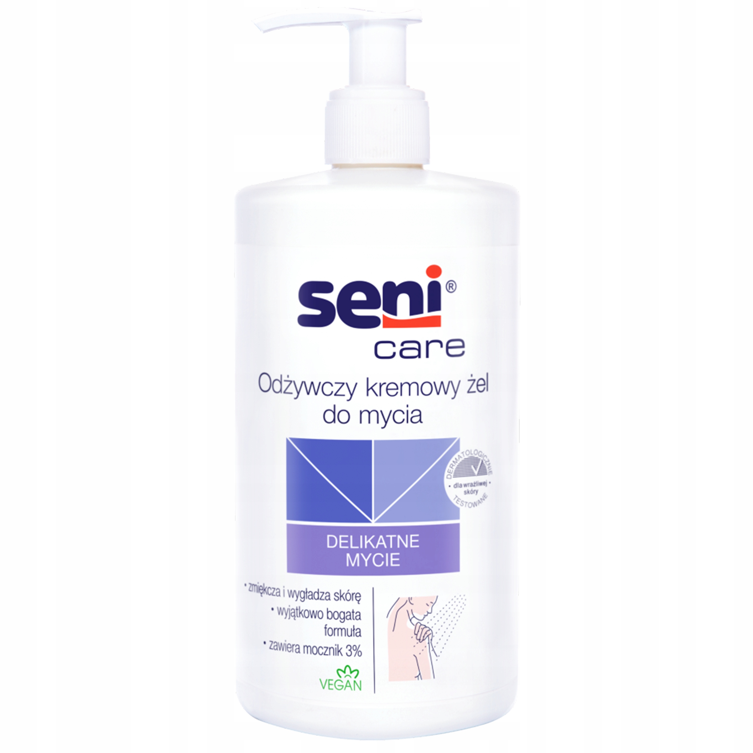

Odżywczy kremowy żel do mycia Seni Care 500 ml