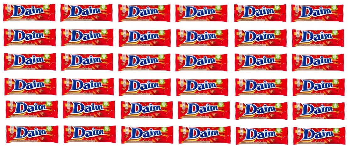 Levně 36x 28g čokoládová tyčinka Daim v krabičce
