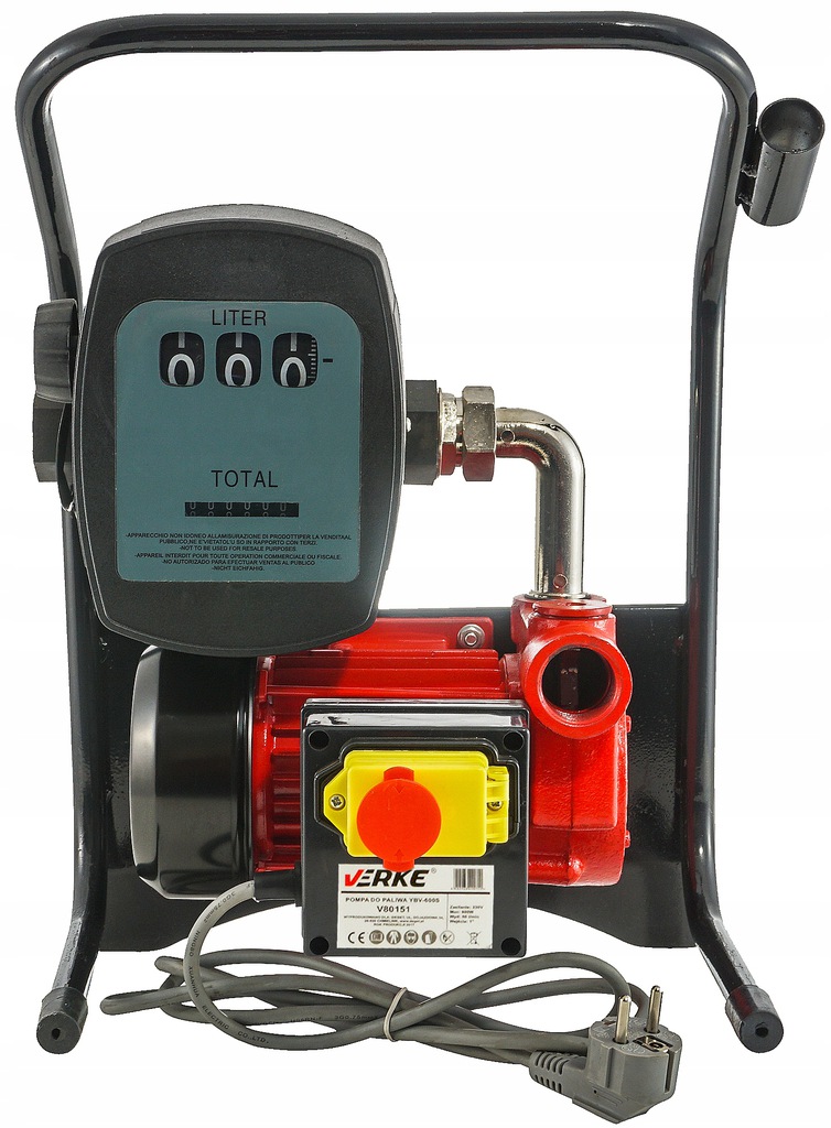 POMPA PALIWA OLEJU MINI DYSTRYBUTOR CPN SAMOZASYSAJĄCA STACJA PALIW 50L/MIN Marka Verke