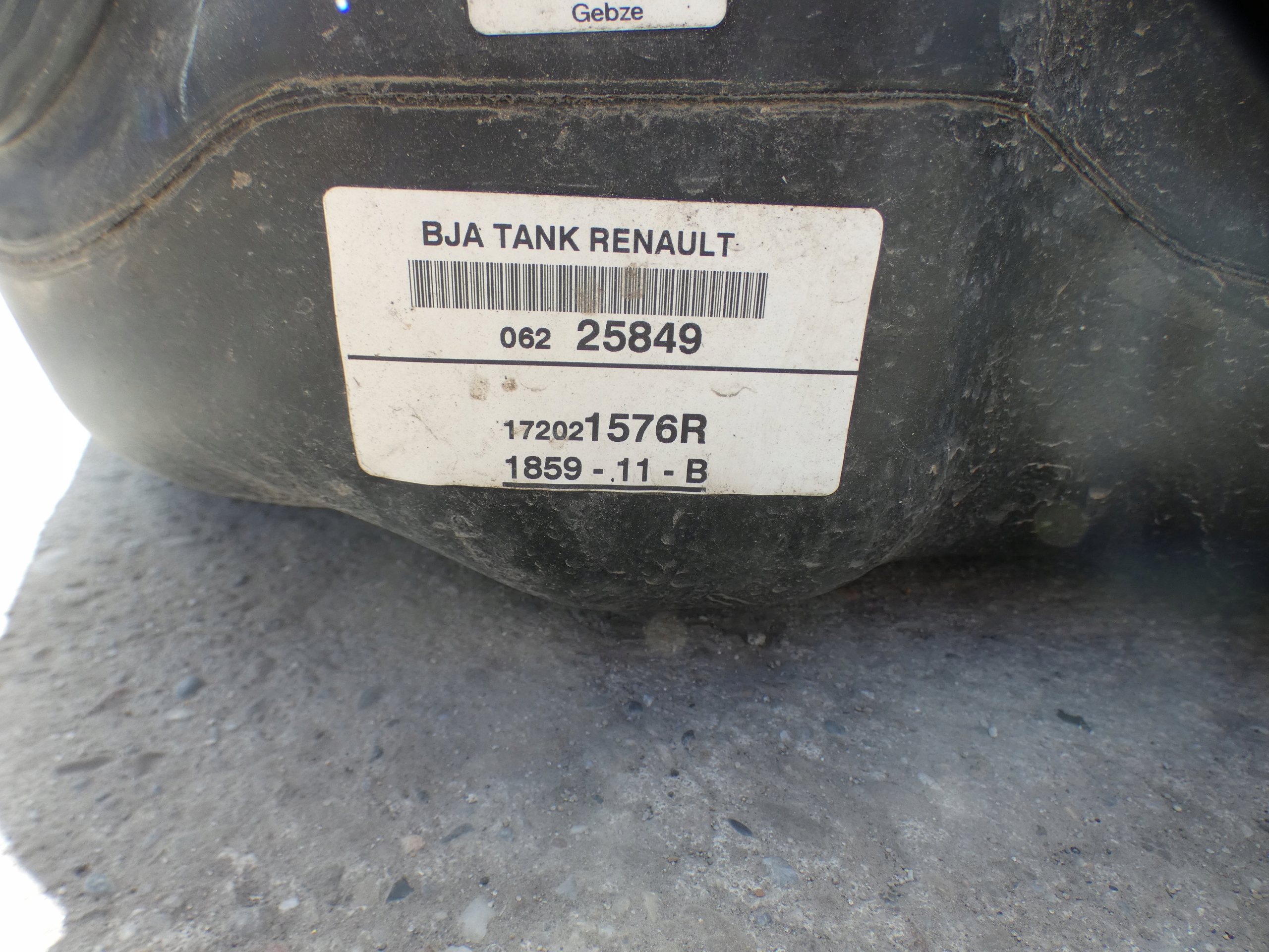 tank RENAULT CLIO V 1.5 BLUE DCI 172021576R