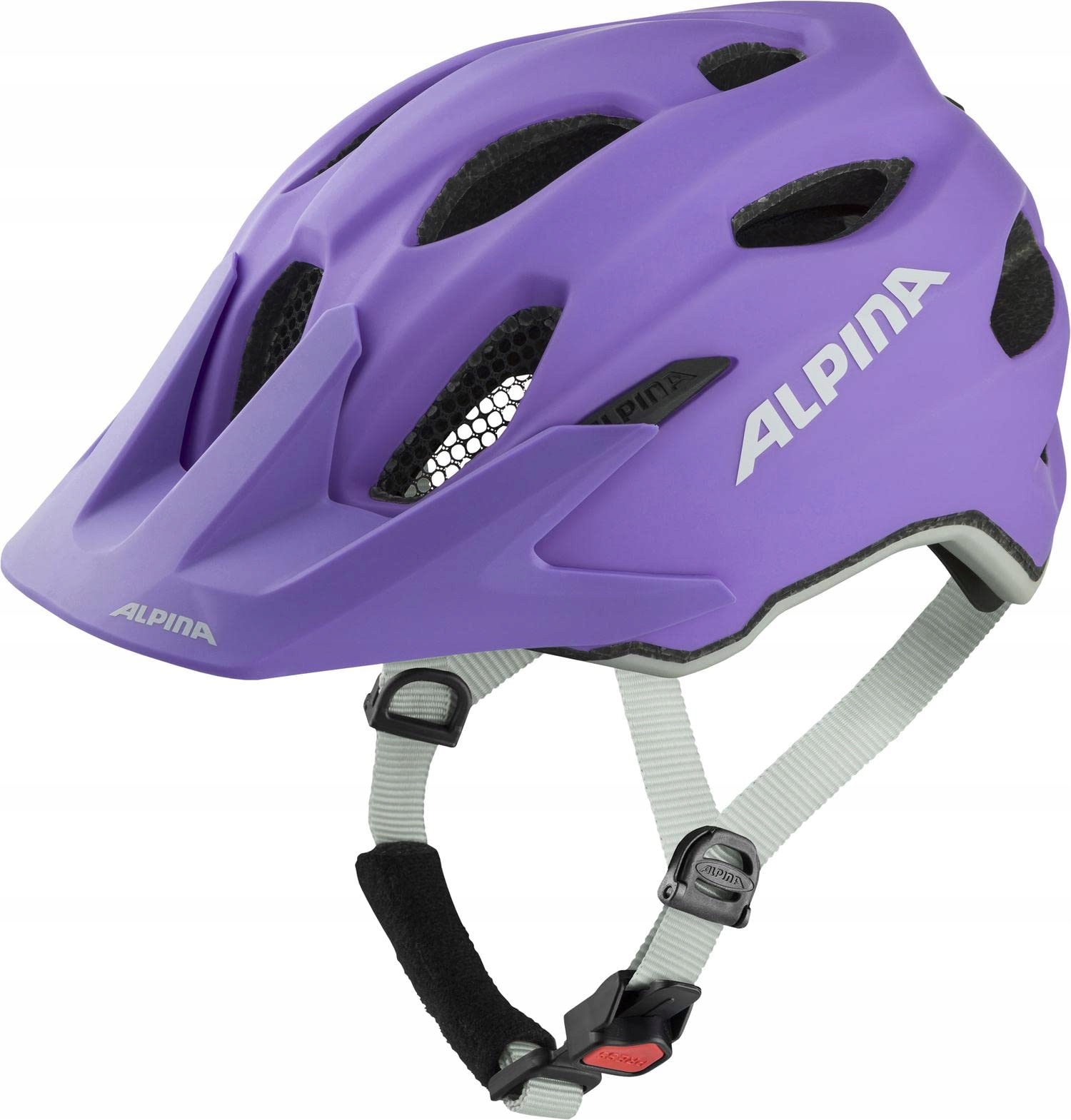 Kask rowerowy Alpina Carapax Jr Flash Purple Matt S/m 51-56cm