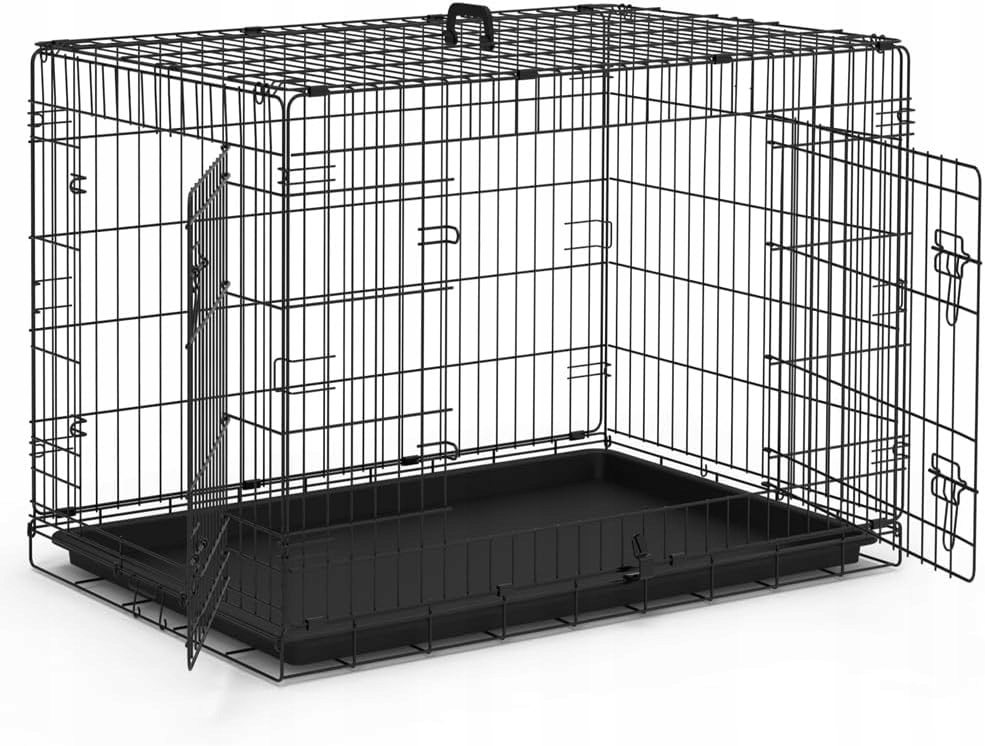 Klatka transportowa dla psa Vounot składana XL 70 x 107 x 78 cm
