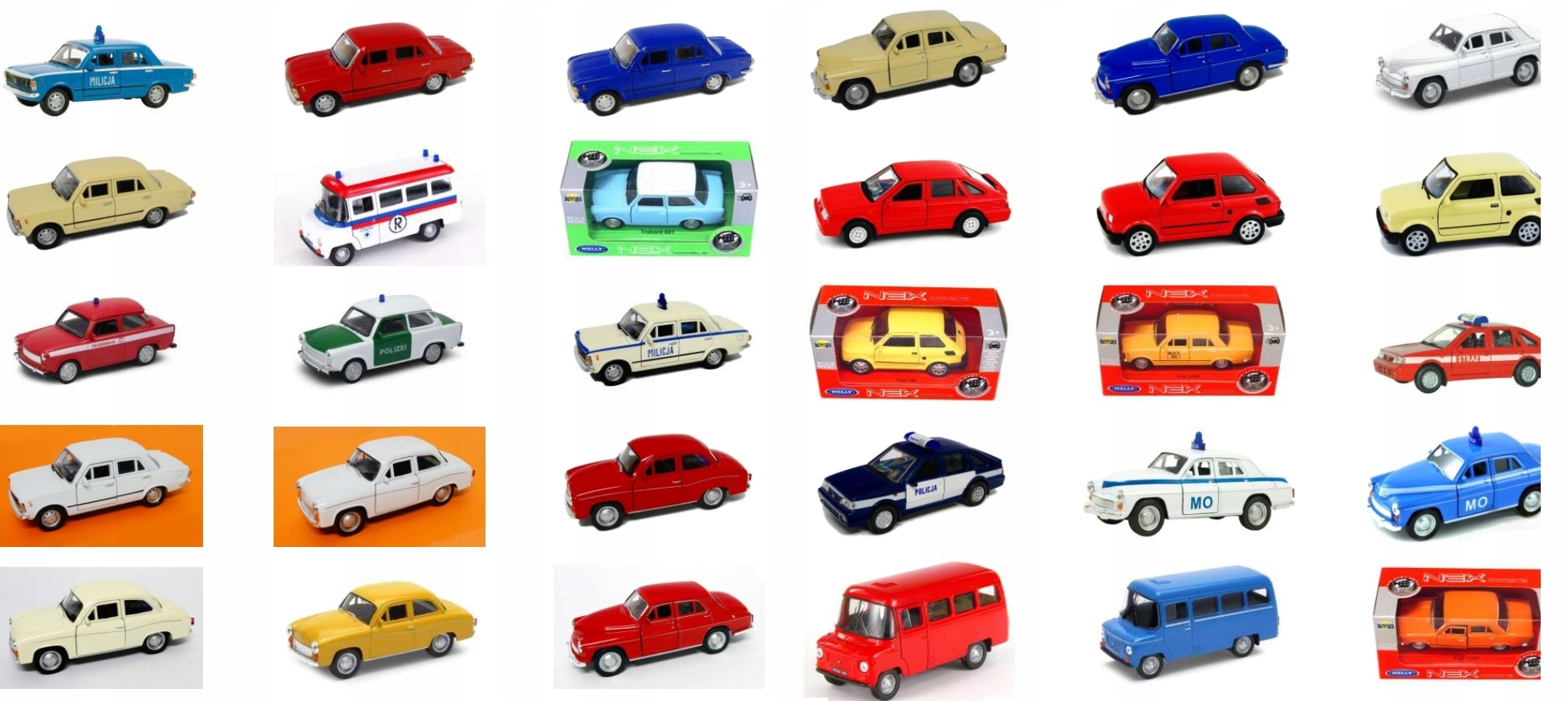 WELLY MODELE PRL W SKALI 1:34