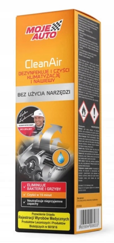 ODŚWIEŻACZ KLIMATYZACJI CLEANAIR 150ML ŚWIEŻY
