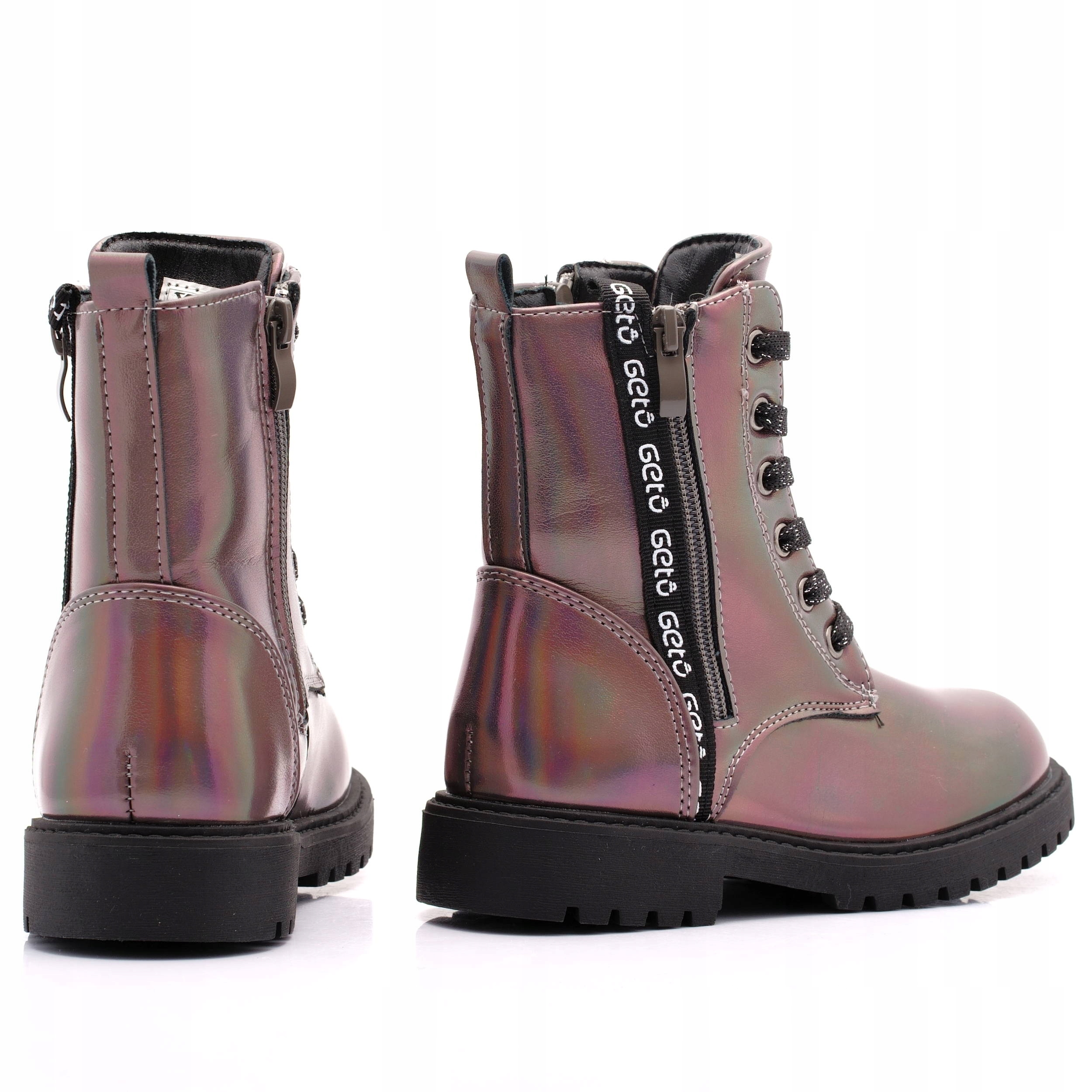 BUTY ZIMOWE OCIEPLANE TRZEWIKI TRAPERY GETO 986 27 Płeć dziewczynki