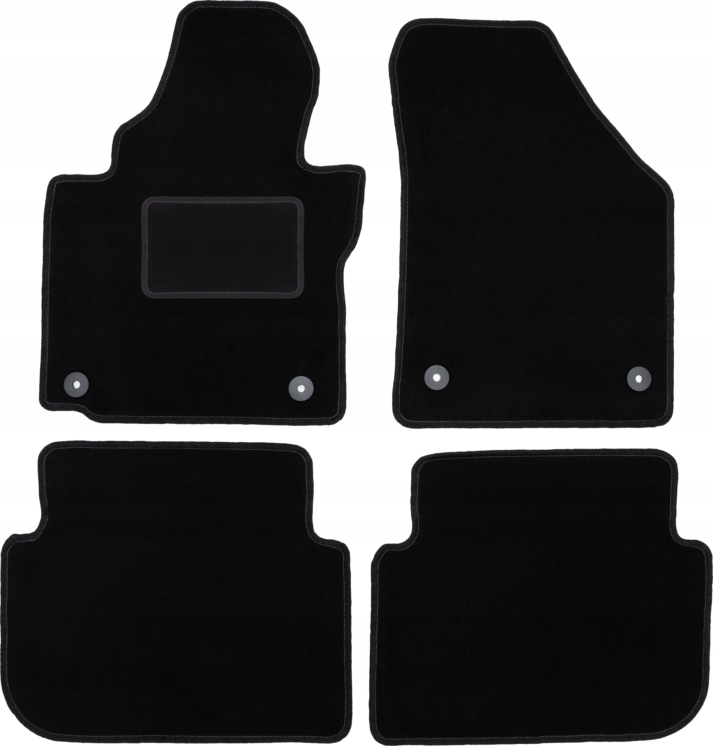 

Dywaniki welurowe Basic do Vw Touran 1 I Fl 10-15