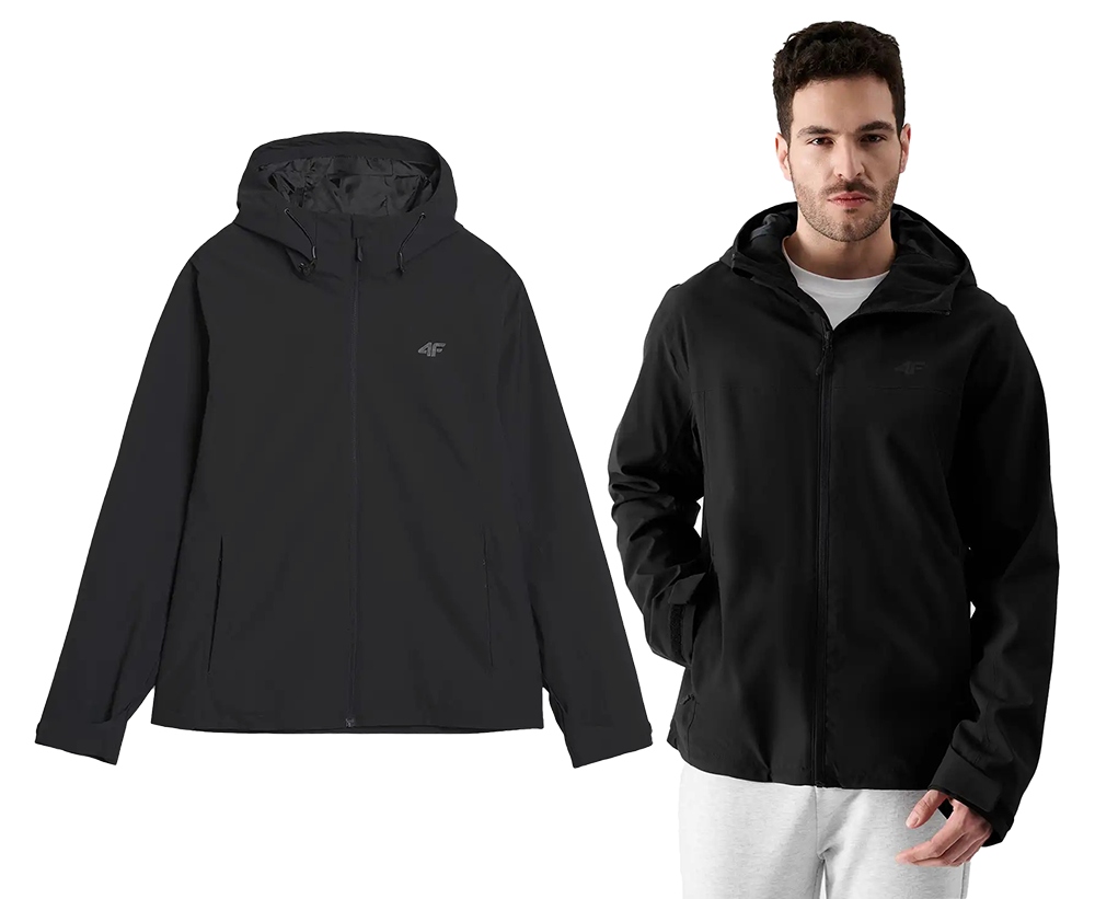 Přechodová bunda 4F M703 sportovní městská membrána 5000 černá S