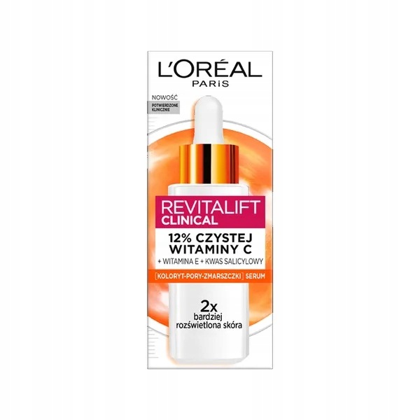 L'Oreal Revitalift Clinical, rozjasňující pleťové sérum, 12% čisté pleti