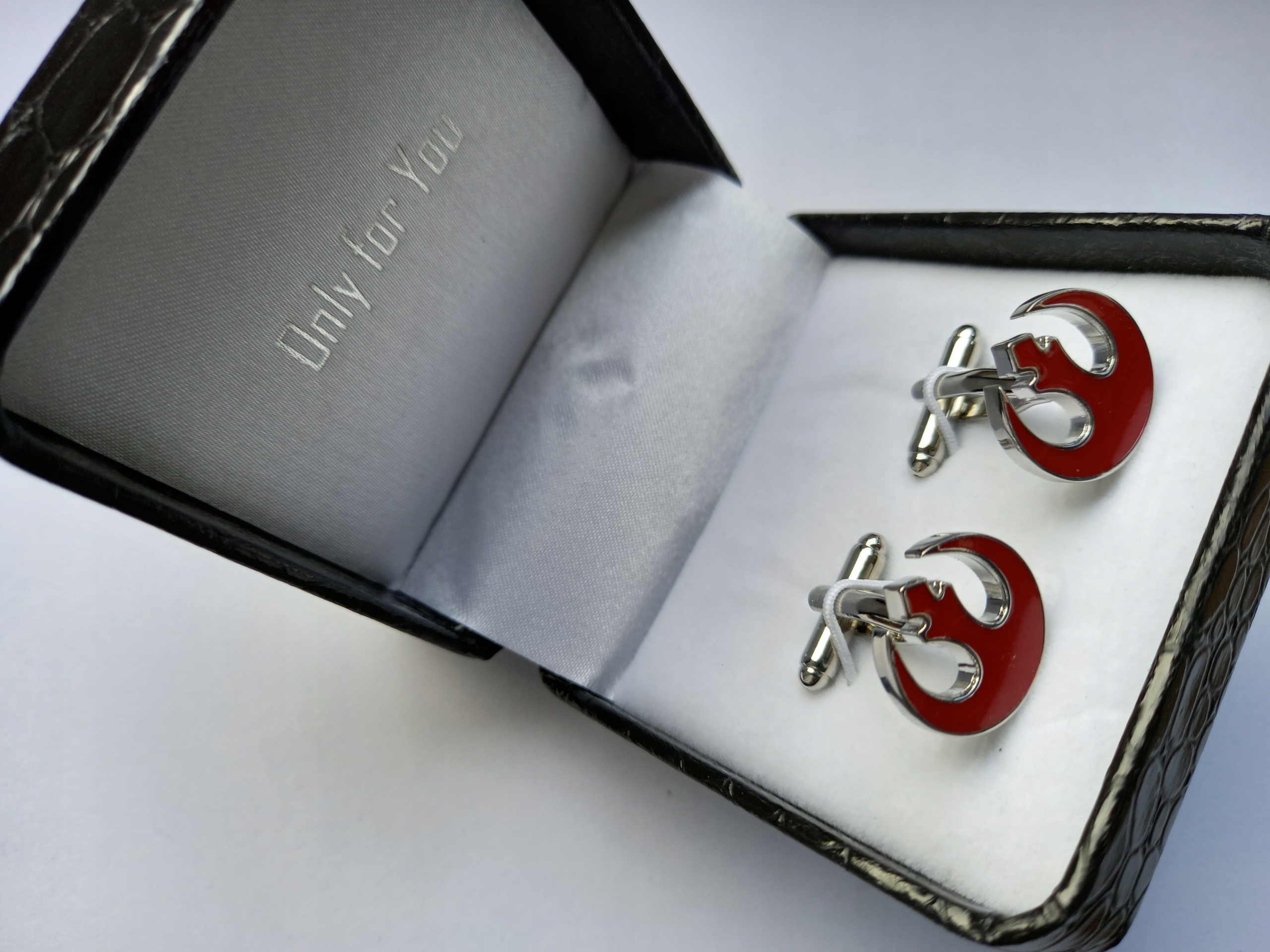 Moderní stříbrné manžetové knoflíčky Star Wars