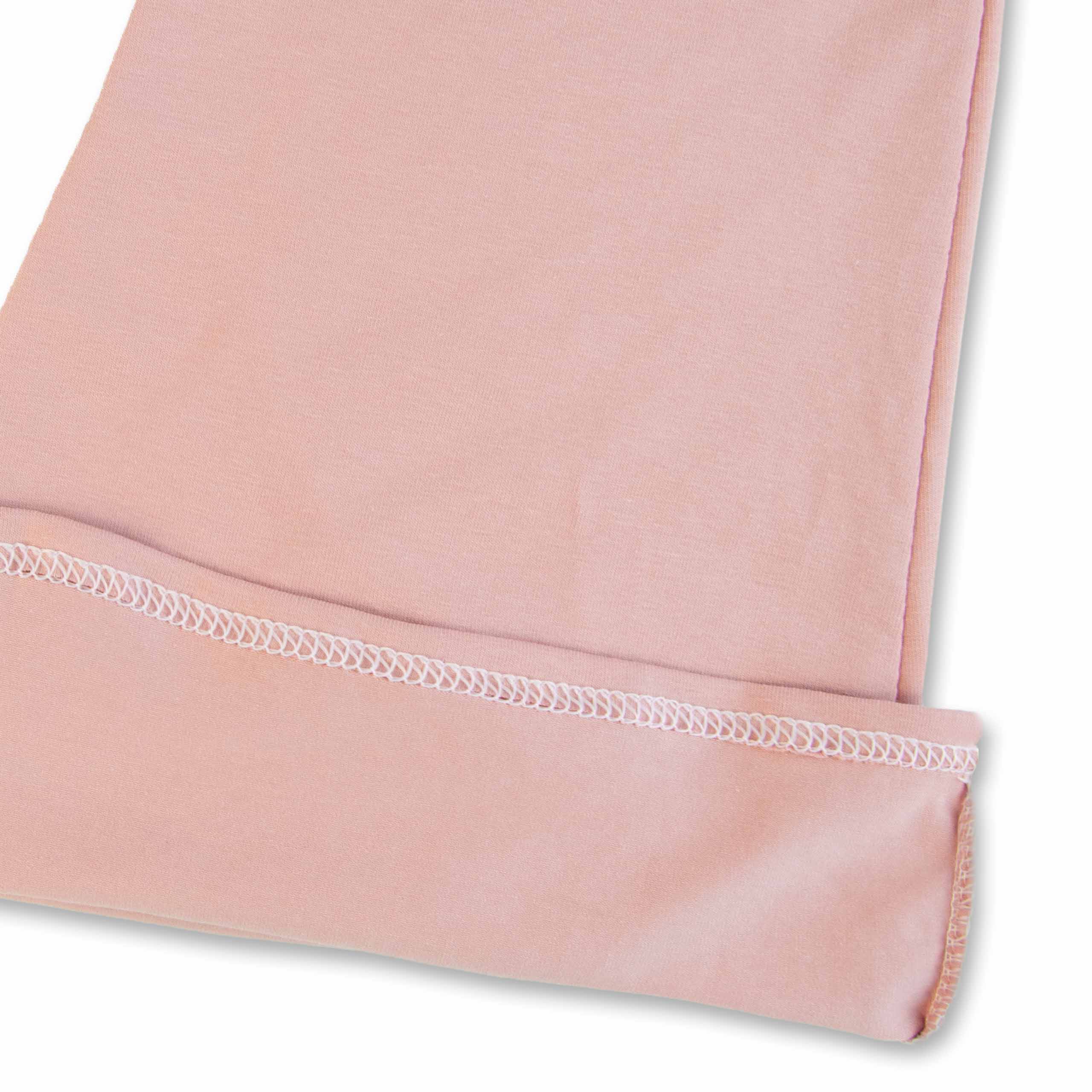 Lekkie dzwony FLARE spodnie legginsy dziewczęce - pudrowe WIOSNA LATO 134 Stan opakowania oryginalne