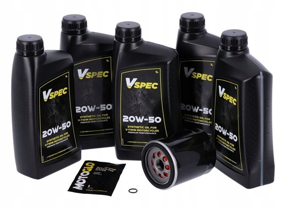 Sada s filtrom na výmenu oleja 20W50 5L Harley 18-23 Softail 17- Touring