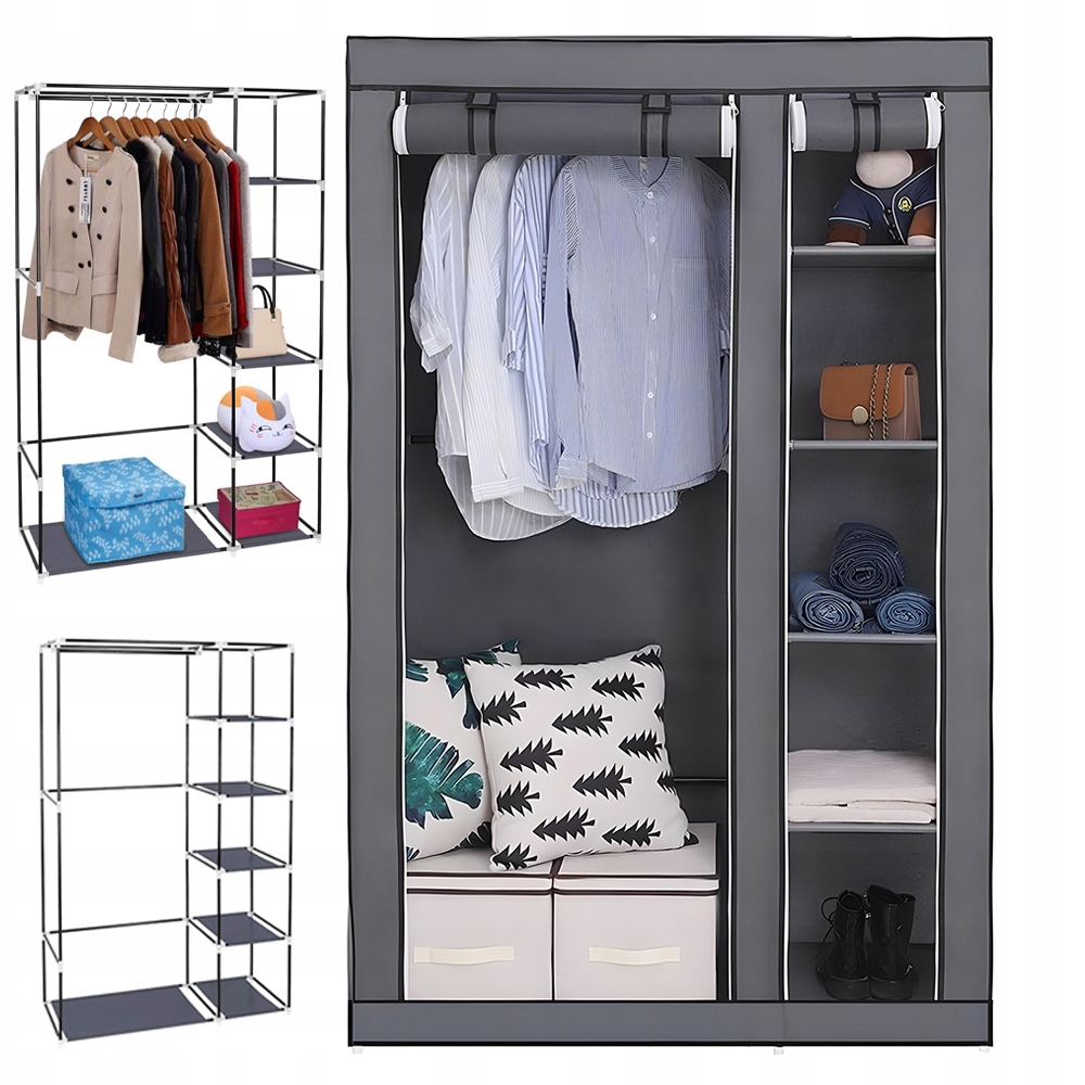 Skříň Šatní Skříň Na Oblečení S Velkou Šatní Skříní Na Věšáky