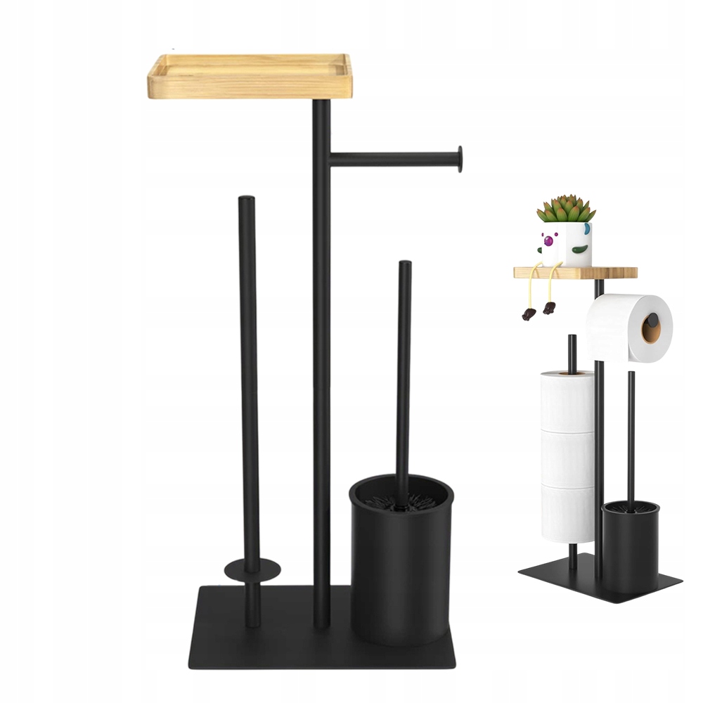 Moderní Stojan Na Kartáč, Kovový Držák Na Toaletní Papír, Wc 57 CM